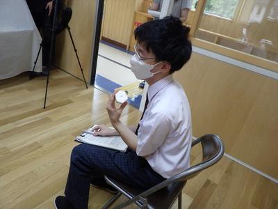 理療科での授業体験の様子 理療科での授業体験の様子