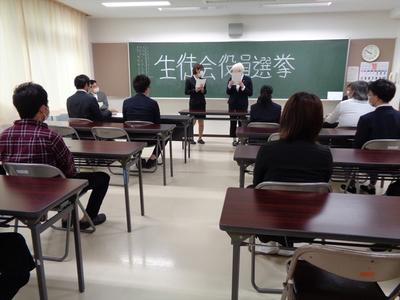立会演説会の様子 立会演説会の様子
