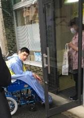理容室の方が出迎えてくださいました 理容室の方が出迎えてくださいました
