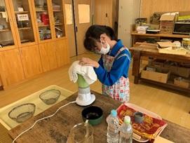 ミキサーがけの様子 ミキサーがけの様子