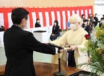 卒業証書授与の様子