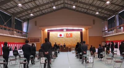 卒業式会場全体 卒業式会場全体