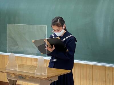 弁論の様子 弁論の様子
