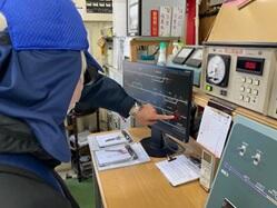 運行管理業務の見学