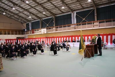 入学式会場の様子