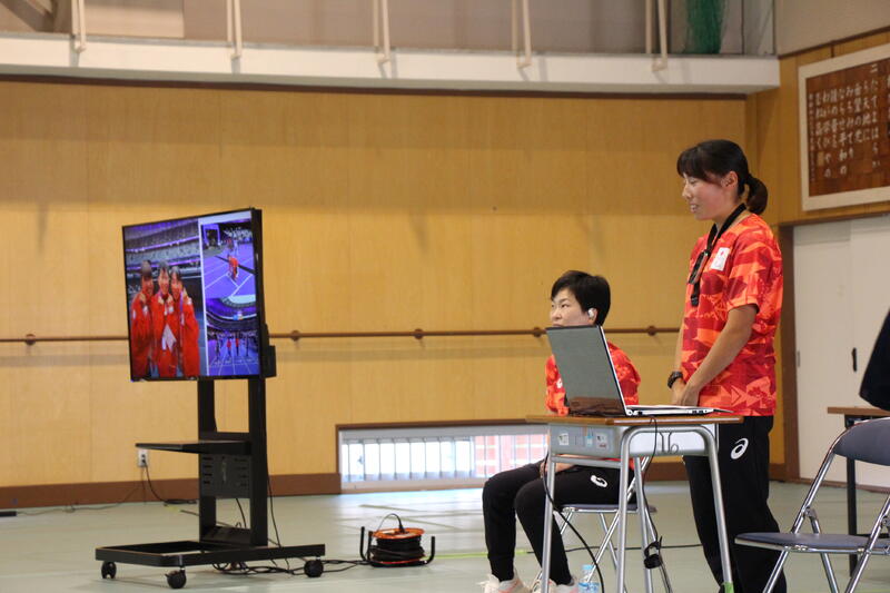 佐々木選手の報告 佐々木選手の報告
