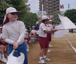 運動会、応援の様子 運動会、応援の様子
