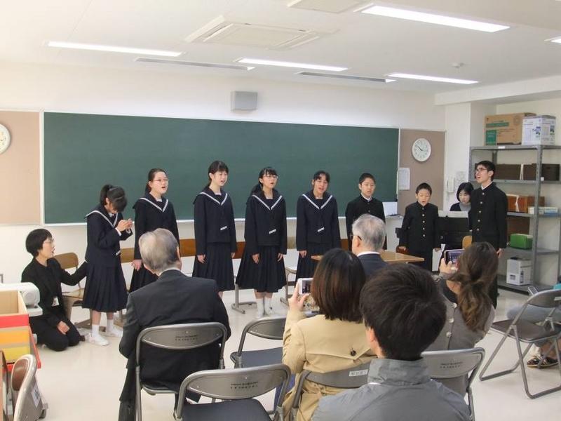 合唱の様子 合唱の様子