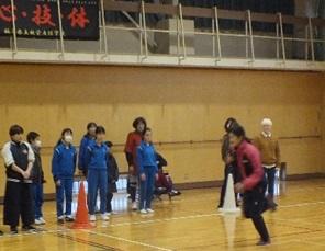 選手のデモンストレーション 選手のデモンストレーション