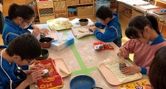 校内実習の様子(中学部) 校内実習の様子(中学部)